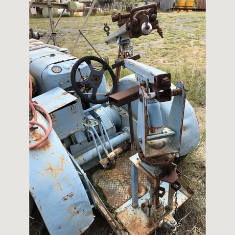 125 CFM, Le Roi #125TA, portable air compressor, 42 HP gas engine, drill boom, dual air receivers - Image 2