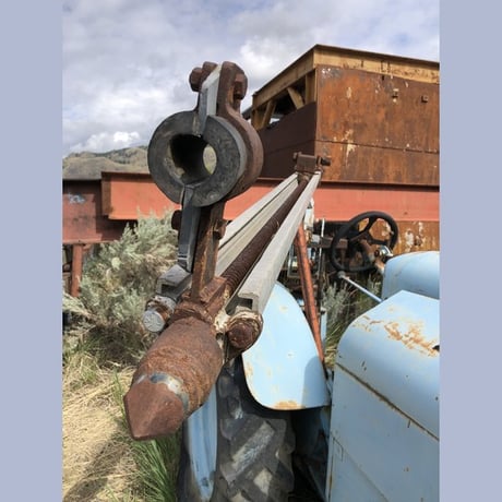 125 CFM, Le Roi #125TA, portable air compressor, 42 HP gas engine, drill boom, dual air receivers - Image 4