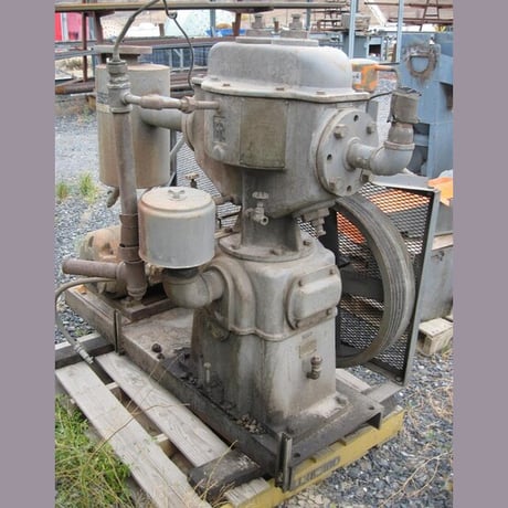 Ingersoll Rand #Type 15, Ingersoll-Rand reciprocating air compressor, 12in bore, 10 HP, 220/440 V. - Image 4