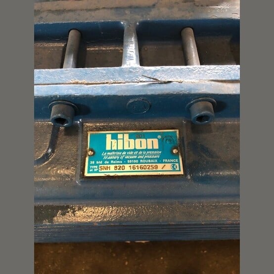 Hibon #SNH820, positive displacement blower, horizontal, flange inlets top and bottom, rebuilt - Image 5