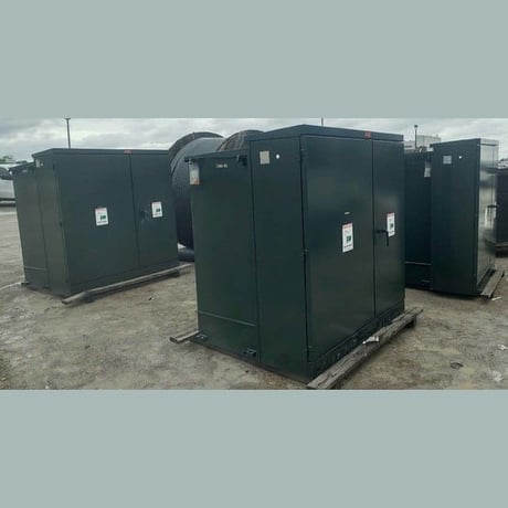 500 KVA 24940GRDY/14400 Primary, 208Y/120 Secondary, ABB, Pad Mount Distribution Transformer 3 Phase - Image 1