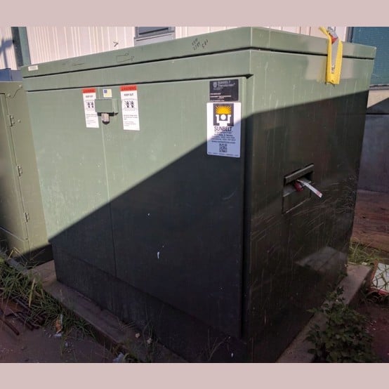 15.5 kV Primary, Sunbelt, Distribution Transformer 3 Phase - Image 2
