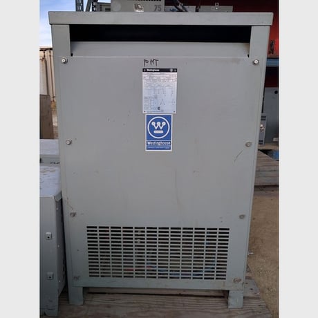 45 KVA 600 Primary, 208Y/120 Secondary, Westinghouse, Dry Type Transformer 3 Phase - Image 1