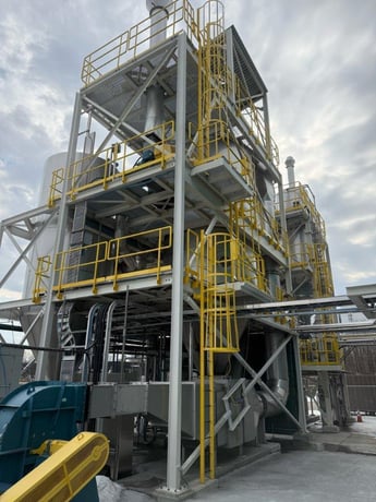 Vettertec, Spray Dryer & Flash Drying System, 11'-6" diameter x 28'-8" high spray chamber, 4'-3" diameter x - Image 2