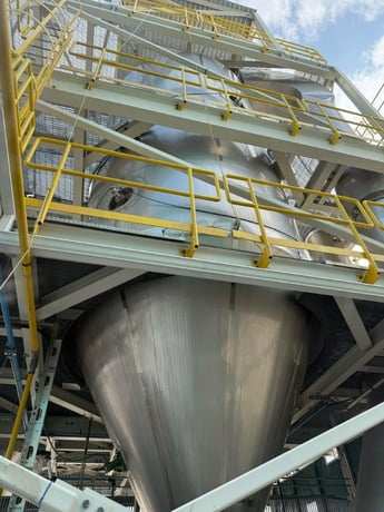 Vettertec, Spray Dryer & Flash Drying System, 11'-6" diameter x 28'-8" high spray chamber, 4'-3" diameter x - Image 4