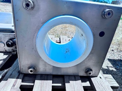 Thermo #EST-3/S-PSU, Drop-Through Metal Detector, pneumatic reject system w/ gate valve, 6" aperture, 4" tube - Image 5