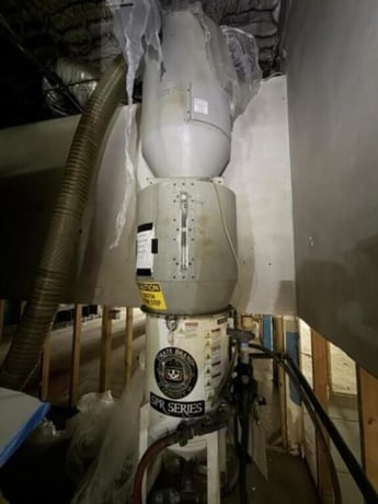 Blast-It-All, Walk-In Abrasive Blast Room/Blast Cabinet System, 108" wide x 120" long x 120" high room, dust - Image 8