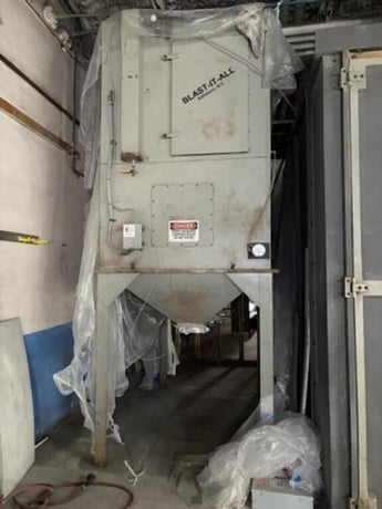 Blast-It-All, Walk-In Abrasive Blast Room/Blast Cabinet System, 108" wide x 120" long x 120" high room, dust - Image 9
