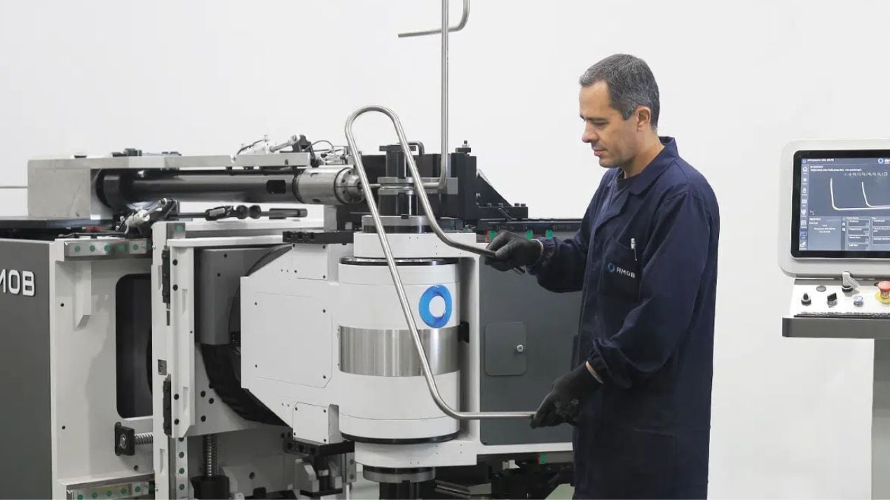 2.48" AMOB #eMOB-63, Electric CNC Tube Bender, (11) fully interpolated axes, multi-stack tooling, wiper die - Image 5