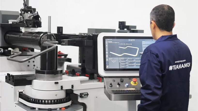 8.86" AMOB #eMOB-225, Electric CNC Tube Bender, multi-stack tooling, anti-collision system, motion control - Image 4