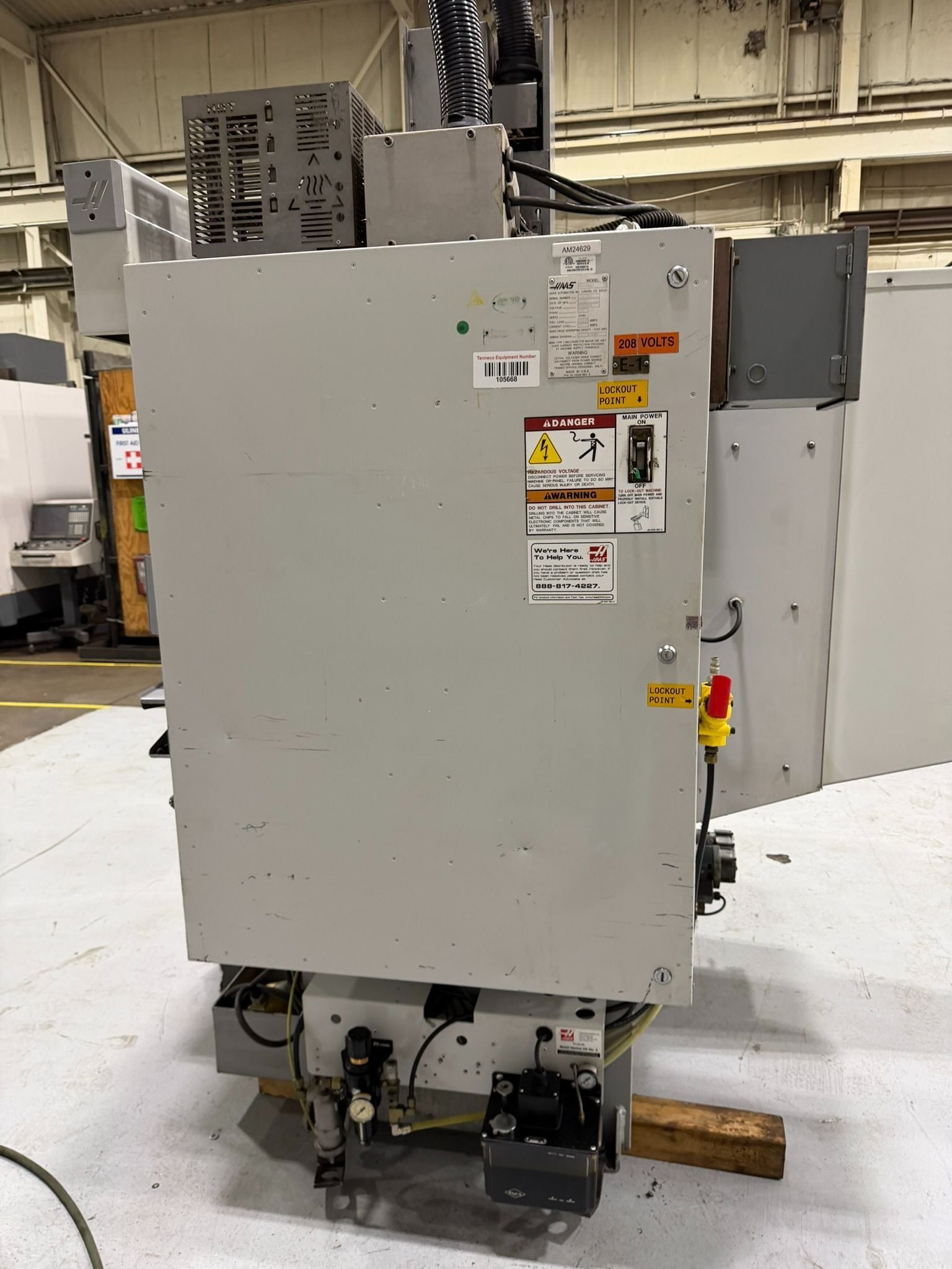 Haas #Mini-Mill, CNC Vertical Machining Center, 36" x 12" table, 16" X, 12" Y, 10" Z, 7.5 HP, 6000 RPM - Image 8