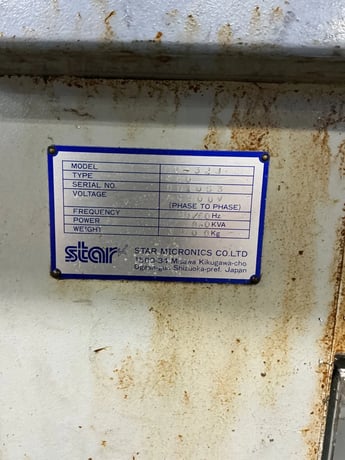 Star Micronics #SV-32J, CNC Swiss Lathe, Fanuc 18i-T, 2" Bore - Image 3