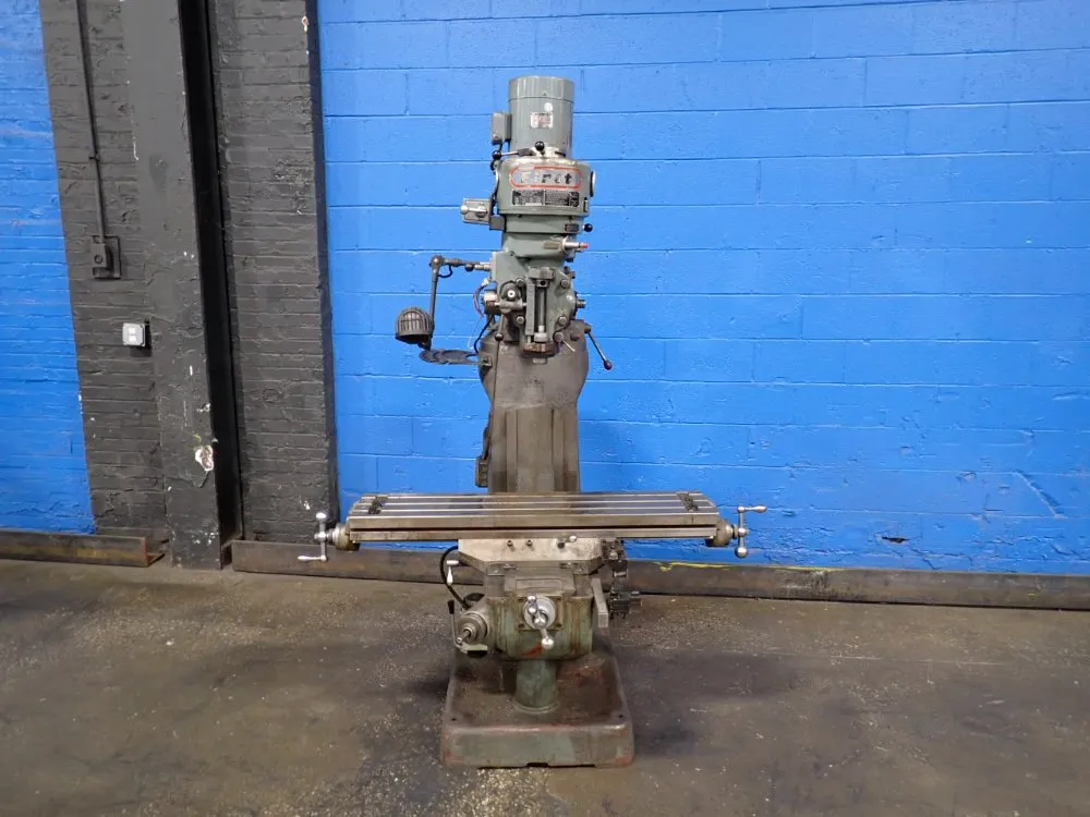 First #LC-1-1/2TM, Vertical Mill, 9" x 42" table, 2 HP, 440/220 V. - Image 2