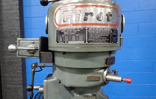 First #LC-1-1/2TM, Vertical Mill, 9" x 42" table, 2 HP, 440/220 V. - Image 7