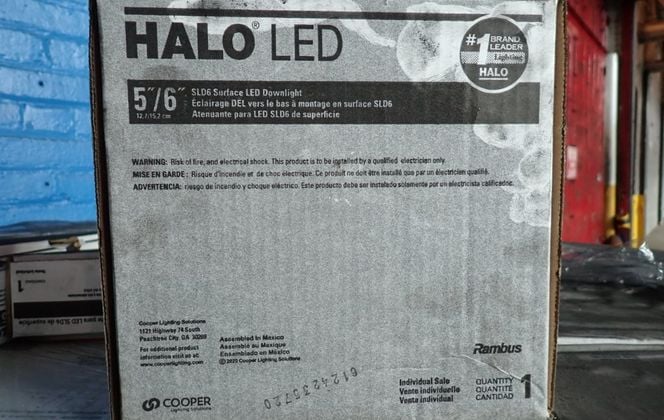 Eaton #SLD606927WHJB, Halo Surface LED Downlight, 13.2 W, 2700K, LOT of 407 Boxes - Image 5
