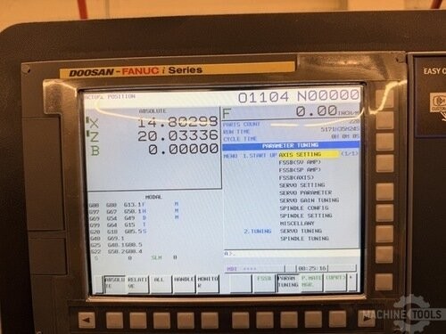 Daewoo Doosan #Lynx-2100LB, CNC Turning Center, 2-Axis, Fanuc i, 8" chuck, 2.6" bar, 2018 - Image 3