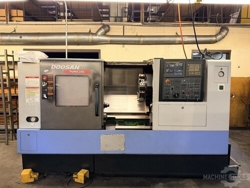 Daewoo Doosan #Puma-240B, CNC Turning Center, 2-Axis, 2.6" bar, 2008 - Image 1