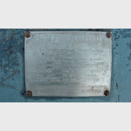 100 HP 1780 RPM General Electric, Frame 444Z, 440 Volts, Electric Motor - Image 2