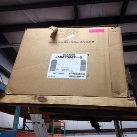 15 HP 3600 RPM Baldor, 575 Volts, Electric Motor - Image 1
