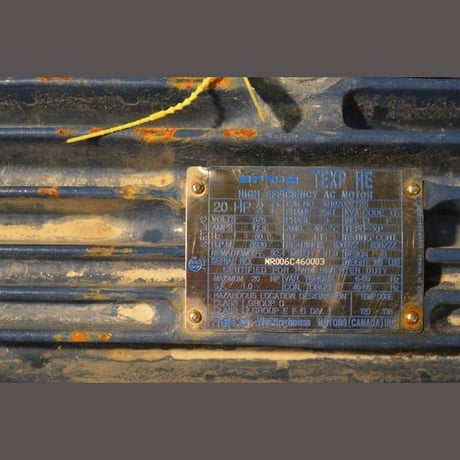 20 HP 3520 RPM Optim, Frame 256T, 575 Volts, Electric Motor - Image 2