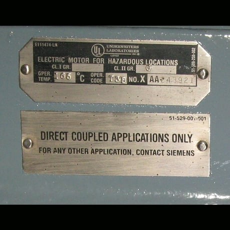 250 HP 1800 RPM Siemens, Frame 449T, 575 Volts, Electric Motor - Image 3