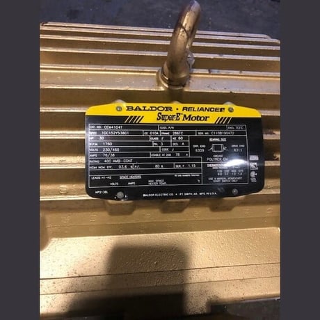 30 HP 1760 RPM Baldor-Reliance, Frame 286TC, TEFC, 230/460 Volts, Electric Motor - Image 5