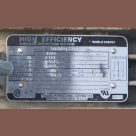30 HP 3575 RPM Toshiba, Frame 286TS, 575 Volts, Electric Motor - Image 2
