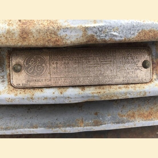 75 HP 1180 RPM General Electric, Frame 405T, 230/460 Volts, Model 5K405BK305, Electric Motor - Image 4