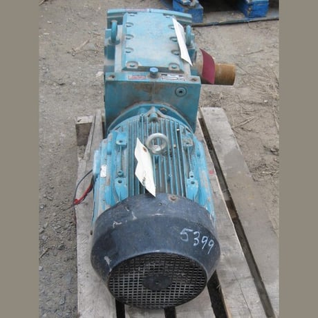 15 HP 1760 RPM Brook Crompton, Gearhead Motor, 12:5 Ratio, 3 phase, 575 Volts - Image 4