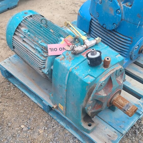 15 HP 1760 RPM Brook Hansen #SFN55B, Gearmotor, 9:1 Ratio, 3 phase, 575 Volts - Image 1