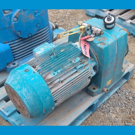 15 HP 1760 RPM Brook Hansen #SFN55B, Gearmotor, 9:1 Ratio, 3 phase, 575 Volts - Image 2