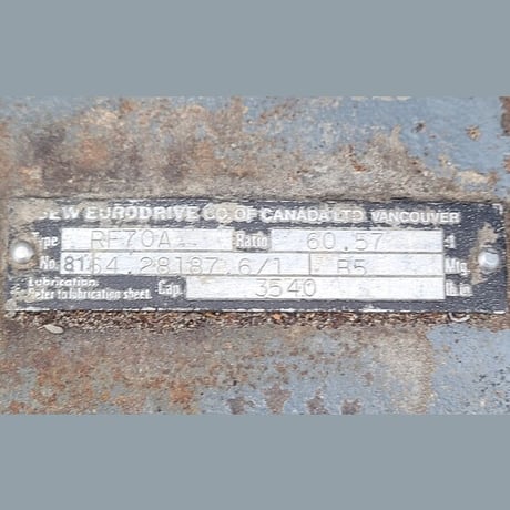 2 HP 1720 RPM Sew-Eurodrive #RF70A, Gearmotor, 60.57:1 Ratio, 3 phase, 330/575 Volts - Image 4