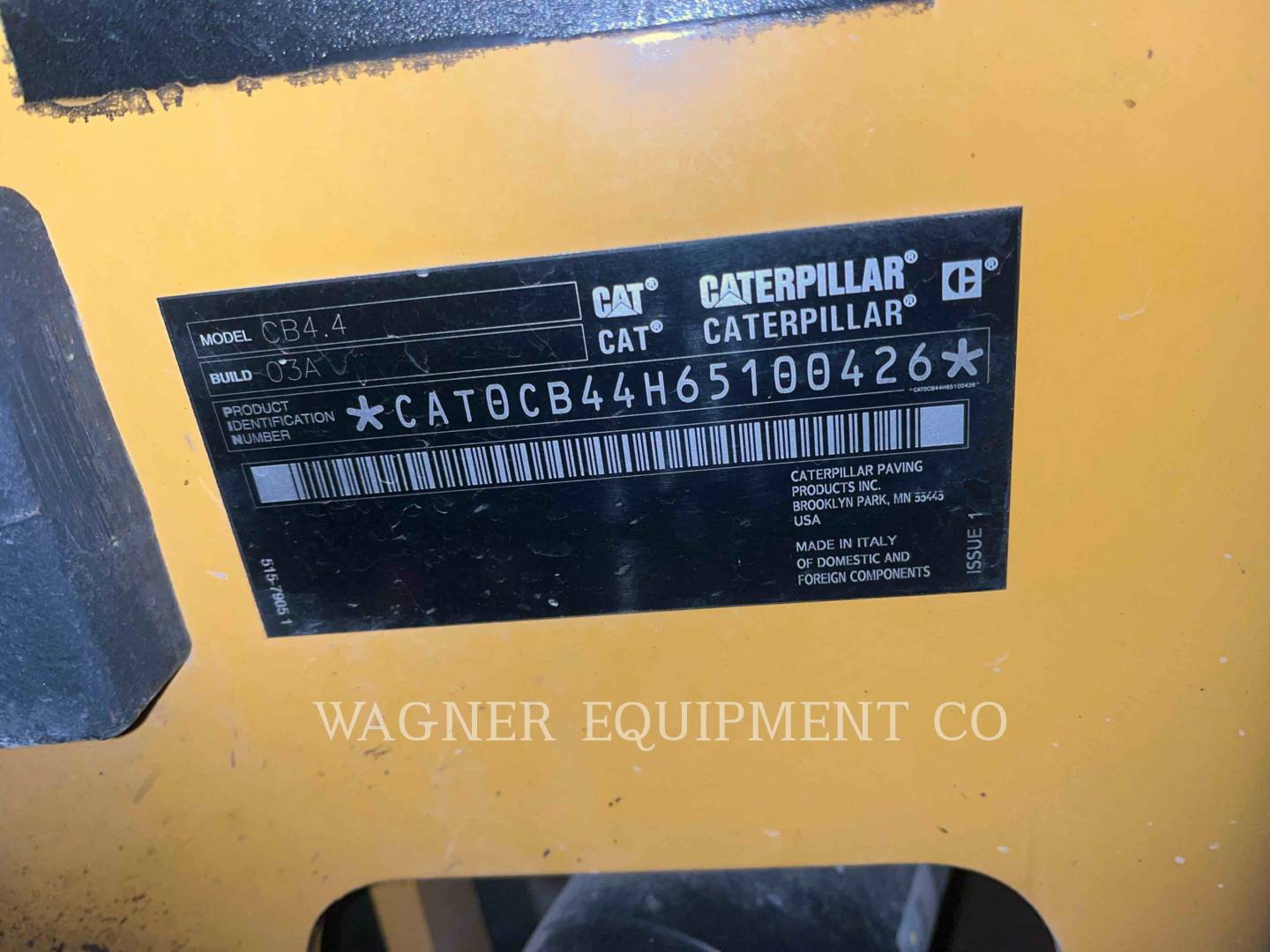 Caterpillar CB4.403, Compactor, 560 hours, S/N: 65100426, 2025 - Image 6