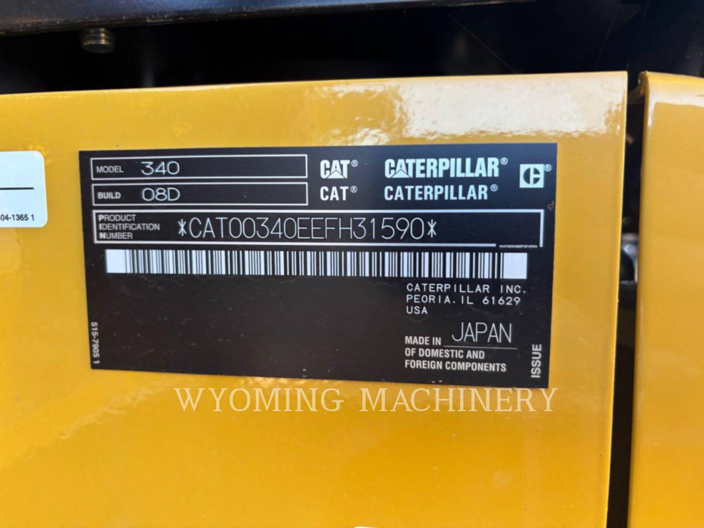 Caterpillar 340, 23 hours, S/N: EFH31590, 2026 - Image 6