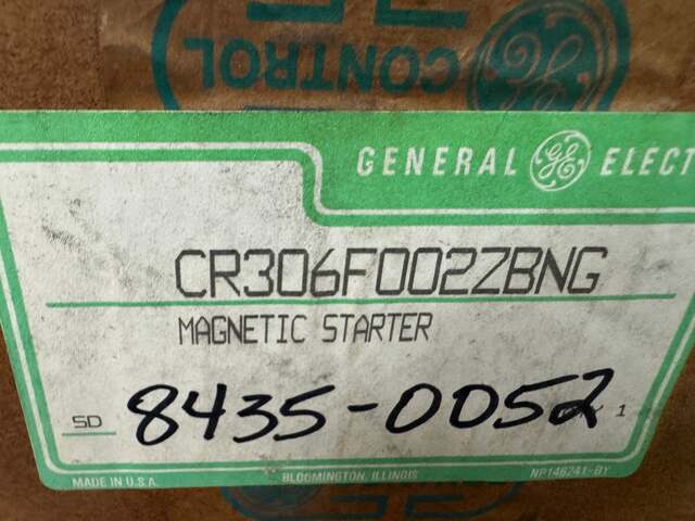 General Electric Magnetic Starter CR306F002ZBNG 600V Allis-Chalmers - Image 4