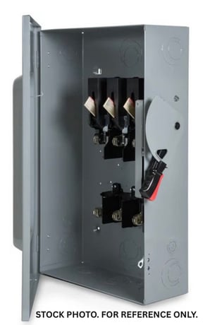 Square D Heavy Duty Safety Switch H364RB 600V AC/DC - Image 2