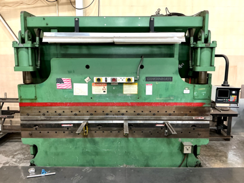 175 Ton, Cincinnati #175CBx10FT, press brake, 10' overall, 10" stroke, 30 HP, 460 V. - Image 1