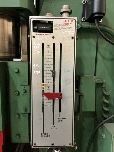 175 Ton, Cincinnati #175CBx10FT, press brake, 10' overall, 10" stroke, 30 HP, 460 V. - Image 10