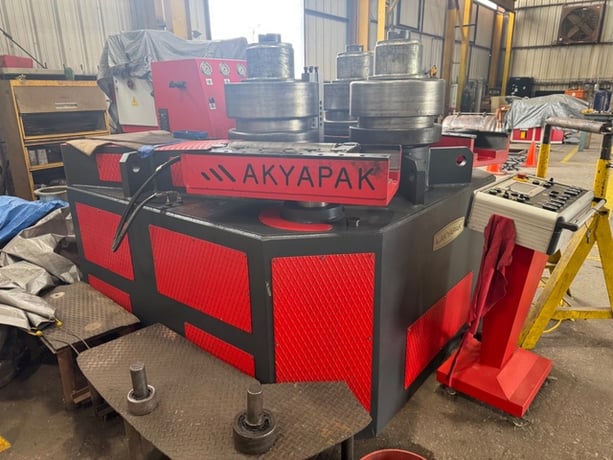 6" x 6" x 5/8" Akyapak #APK-180, angle roll, 23 FPM, very low hours, 2018 - Image 3