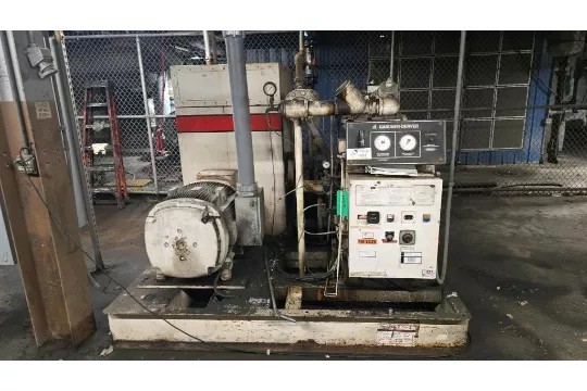100 psi, Gardner Denver 100, Water Cooled Rotary Screw Air Compressor, 250 HP - Image 2