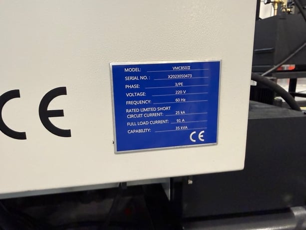 Haitian, Precision #VMC850II, CNC vertical machining center, Fanuc 0iMF Plus, 33.5" X, 19.7" Y, 19.7" Z - Image 9