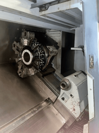 Ganesh #ASL-15L, CNC Lathe, 15" chuck, 19.6" max. cutting diameter, 42.9" cut length, 4.1" bar, 15 HP, 2500 - Image 4