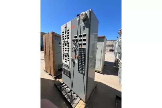Electrical Control Panel Cabinet w/ Allen-Bradley Bulletin, 700 Relays Agastat Timers, GE Multilin - Image 2