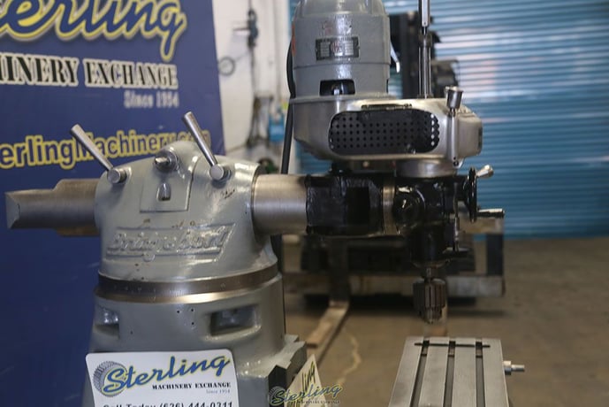 Bridgeport #Series-1, vertical mill, 9" x 32" table, 60-4200 RPM, 1.875" spindle diameter, variable speed - Image 2