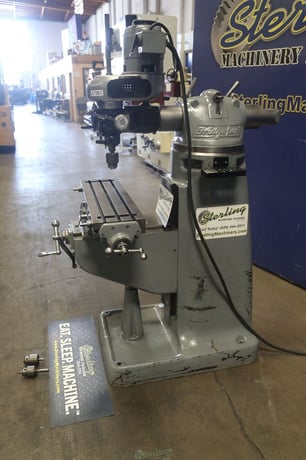 Bridgeport #Series-1, vertical mill, 9" x 32" table, 60-4200 RPM, 1.875" spindle diameter, variable speed - Image 4