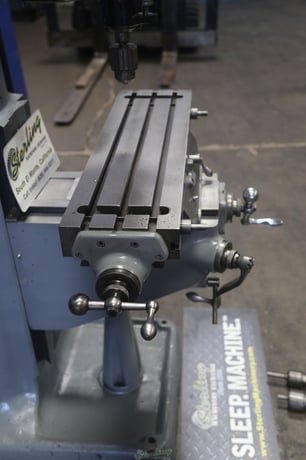 Bridgeport #Series-1, vertical mill, 9" x 32" table, 60-4200 RPM, 1.875" spindle diameter, variable speed - Image 9