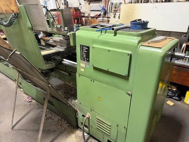 24" x 120" Potisje #PA-30, Manual Engine Lathe, 3.5" spindle bore, 12" 3-jaw chuck, 20" 4-jaw chuck, 16 HP - Image 6