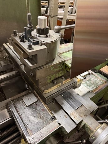 24" x 120" Potisje #PA-30, Manual Engine Lathe, 3.5" spindle bore, 12" 3-jaw chuck, 20" 4-jaw chuck, 16 HP - Image 7
