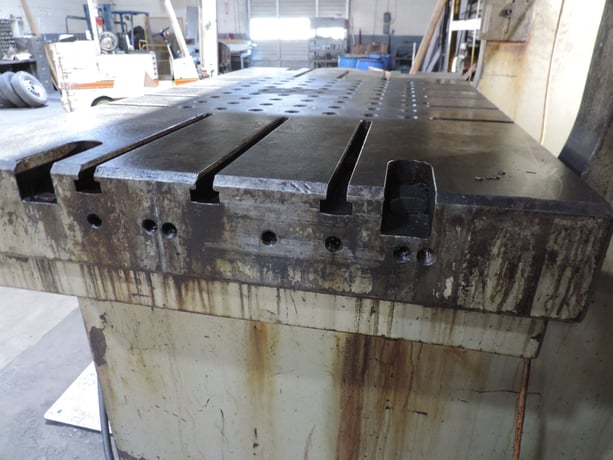 250 Ton, Pacific #250-PF-OBS, Hydraulic C Frame Press, 12" stroke, 21-3/4" open height, 18" throat, 1978 - Image 6
