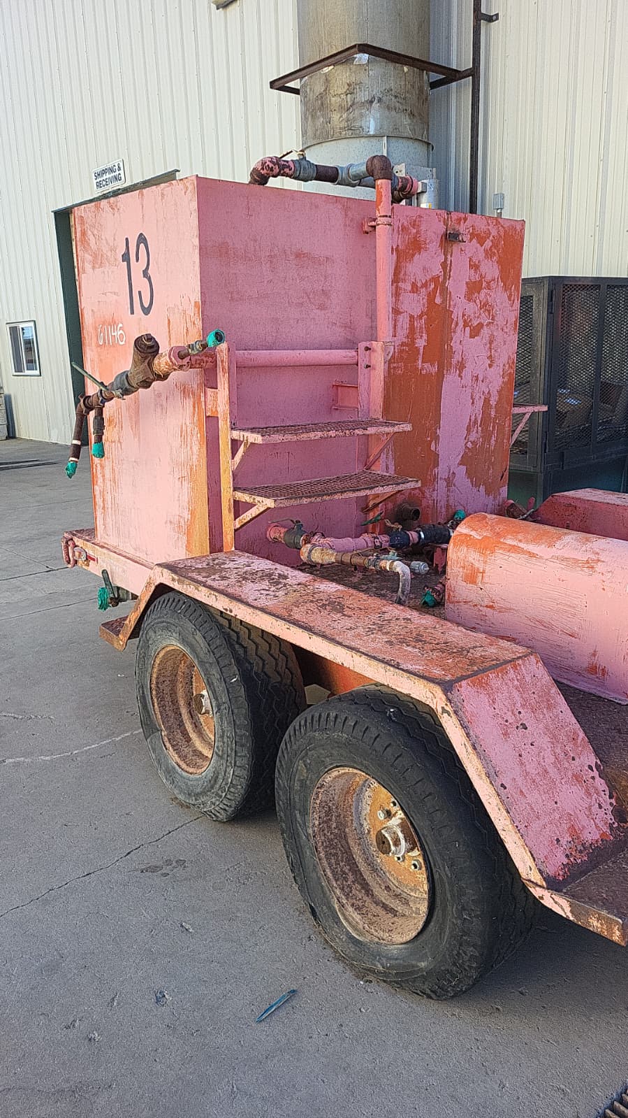 80 HP @ 2200 RPM, Caterpillar, Industrial Gas Engine, dual-axle trailer - Image 5